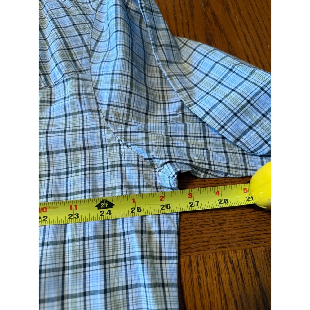 Eagle Crest Mens XLT Western Pearl Snap Shirts 2 Plaid Striped Short Sleeve NWT - Picture 5 of 6
